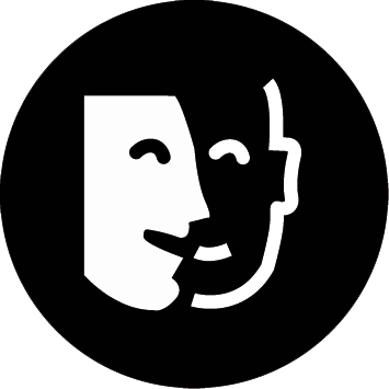 Two faces’ mental disabitlity icon