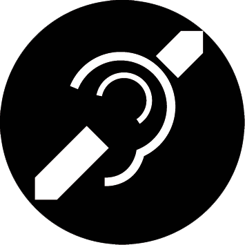 Hearing loss icon